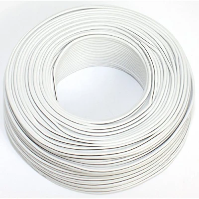 Imagen de SeKi Cable de altavoz 2 x 0,50 mm2 50 m blanco CCA audio caja