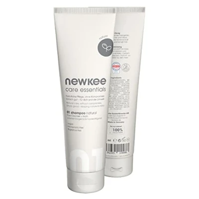 Imagen de newkee champú natural (150ml), 100% vegano, sin microplásticos ni siliconas, perfumes fragancias por Manuel Neuer y Angelique Kerber