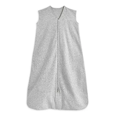 Imagen de HALO® Sleepsack® Saco de Dormir para bebé, 0,5 TOG, 100% algodón, Color Gris, recién Nacidos, Manta portátil Mayor Seguridad, Unisex niños y niñas 0 a 6 Meses