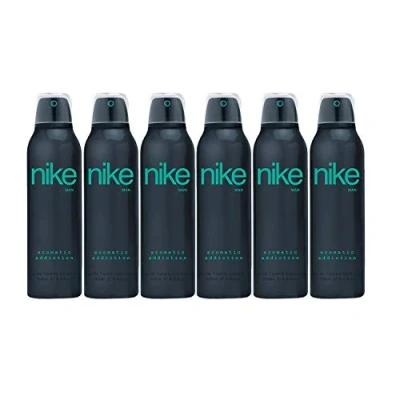 Imagen de NIKE Aromatic Addiction, Desodorante Hombre Spray, Pack de 6 x 200 ml, Antimanchas para Todo Tipo Piel, 0% Sales Aluminio, Larga Duración, Fragancia Amaderada Especiada