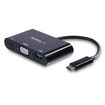Imagen de Startech Adaptador Multifunción Usb c a Vga Con Entrega De Potencia (power Delivery) Y Puerto