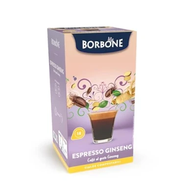Imagen de Caffè Borbone Cafè Ginseng 18 Cápsulas Ese 44 mm