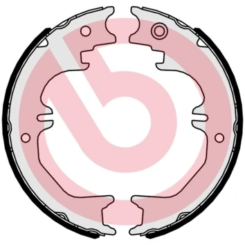 Imagen de BREMBO S 83 563 Zapatas de Freno Mano TOYOTA: Land Cruiser Prado 120, 150, 100
