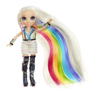 Imagen de RAINBOW HIGH 569329EUC Muñeca Amaya Raine con Pelo Extra Largo y Colores Lavables 5 en 1, Multicolor