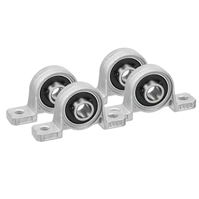 Imagen de ARCELI 4 unids KP08 8 mm diámetro Interior de aleación Zinc Bola montada cojinete inserción del Bloque Almohada