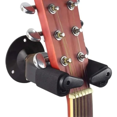 Imagen de Surplex Soporte de Guitarra con base, Gancho Stand bloqueo seguridad para montaje en pared, Eléctrica Acústica Bajo Sajona Ukulele Violín Mandolina