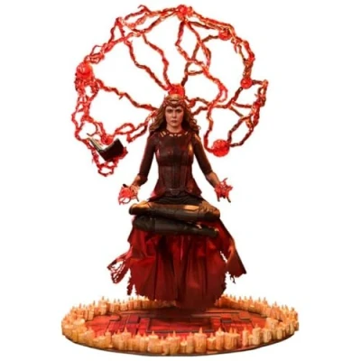 Imagen de Figura Hot Toys Mms653 Marvel Comics Doctor Strange In The Multiverser Of Madness Scarlet Witch Deluxe Version