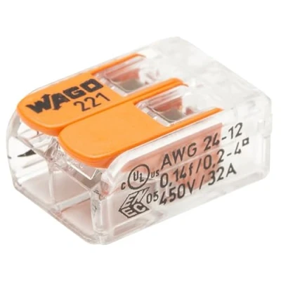 Imagen de WAGO Blister de 15 terminales conexión automática S221 2 entradas