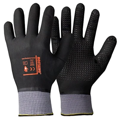 Imagen de ROSTAING Guantes MAXIPRO de manipulación protección trabajo Ideal para todos los trabajos en ambientes húmedos y/o grasientos