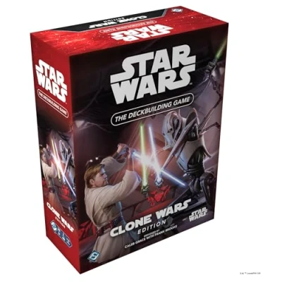 Imagen de Fantasy Flight Games Star Wars: The Deckbuilding Game: Clone Wars Edition juego de cartas batalla galáctica intensa, estrategia para niños y adultos, a partir 12 años, 2