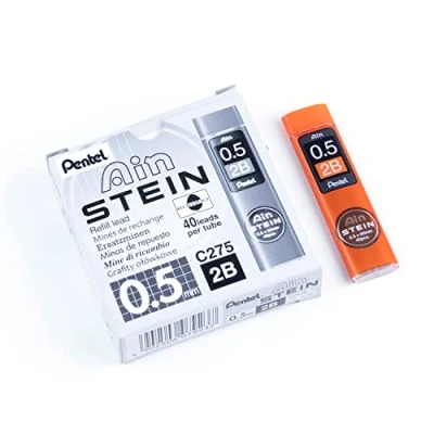 Imagen de Pentel Minas Ain Stein 0,5mm 2B Pack de 12