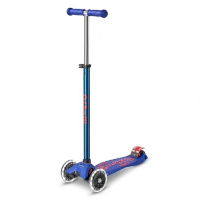 Imagen de Patinete Maxi Micro Deluxe Azul Luces LED