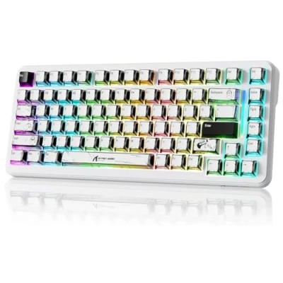 Imagen de ATTACK SHARK X82PRO HE Teclado Inalámbrico para Juegos 75% con Gatillo Rápido, Interruptor Magnético de Efecto Hall Accionamiento Ajustable 0,01mm RT, 8KHz, Hot Swap, RGB, PC Gamer (Cómic)