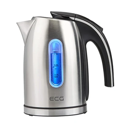 Imagen de ECG RK 1240 Hervidor de agua, 1,2 litros, 1.2 L), acero inoxidable