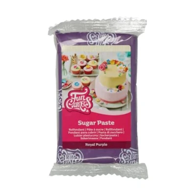 Imagen de FunCakes Pasta De Azúcar Royal Purple, 250 Gramo