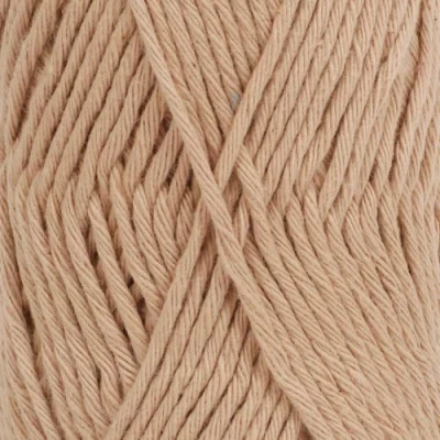 Imagen de Hilo de tejer y ganchillo 100% algodón, 4 o mediano, peso Aran, Drops Paris, 1.8 oz 82 yardas por bola (26 beige)