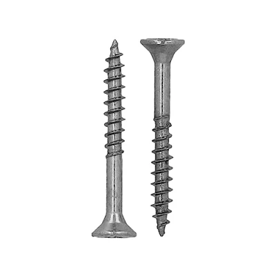 Imagen de HELPMATE Tornillos universales cabeza avellanada 3,5x30 acero inoxidable A2 inoxidables Paquete de 800 para madera con accionamiento PZ 2 y rosca parcial aglomerado