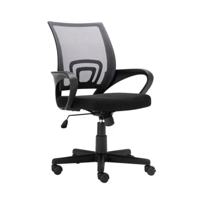 Imagen de Silla De Escritorio Genius Tapizada En Tejido Malla I Estudio Giratoria &amp; Regulable Altura Oficina Ligera Color:, Color:Gris