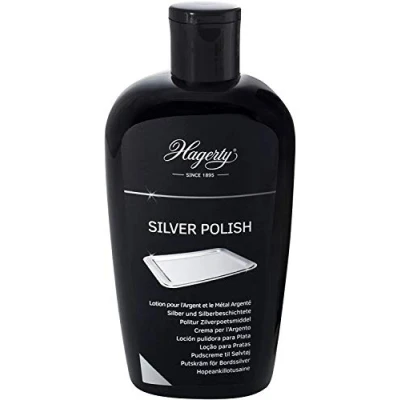Imagen de Hagerty Esmalte de plata 250 ml I Eficiente pulido y metal plateado Pasta instantáneo Para jarrones, marcos accesorios decoración, etc. un brillo renovado