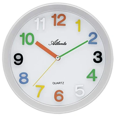 Imagen de Atlanta Relojes de Pared Analógico Blanco 4352