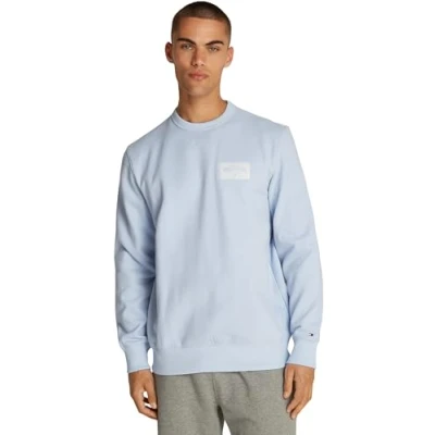Imagen de Tommy Hilfiger Monotype Label Sudadera, Hombre, Talla: Small, Breezy blue