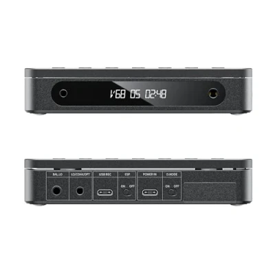 Imagen de FiiO DM13BT Reproductor de CD estéreo portátil Multifuncional con Bluetooth batería Larga duración, soporta extracción USB, Salidas ópticas/coaxiales/de 3,5 mm/4,4 mm (Bluetooth Negro)