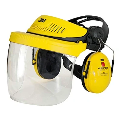 Imagen de 3M G500V5F11H510 GU G500 combinación industrial: Arnés GU, pantalla 5F 11 y orejeras Optime I (P3E) amarillo