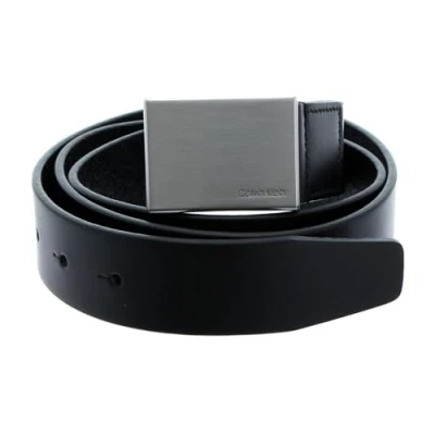 Imagen de Calvin Klein Formal Plaque BELT Cinturón, Hombre, Talla: 95, Black