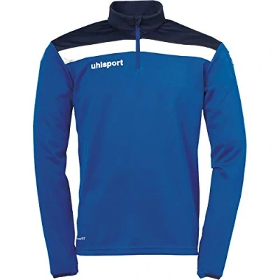 Imagen de Uhlsport Offense 23 1/4 Zip Top Camiseta De Fútbol para Hombre, Azur/Azul Marino/Blanco, XL
