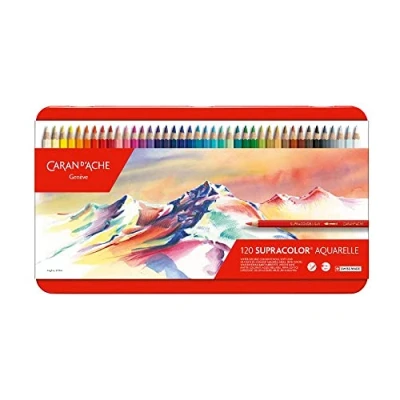 Imagen de Caran d&#039;Ache Supracolor Soft Set de 120 lápices colores, multicolor
