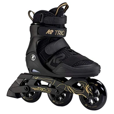 Imagen de K2 Trio 110 Patines, Unisex Adult, Negro/Oro, 45 EU