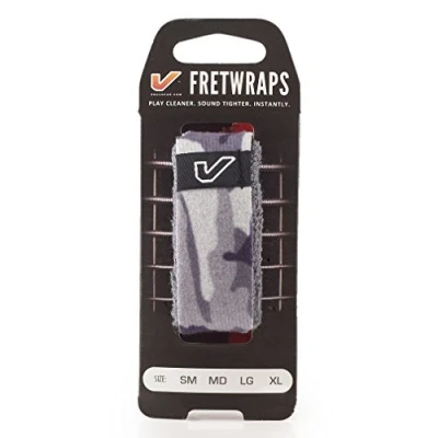 Imagen de Gruv Gear FretWraps Camo String Muter 1 Pack (Camo White/Brown, Medium)