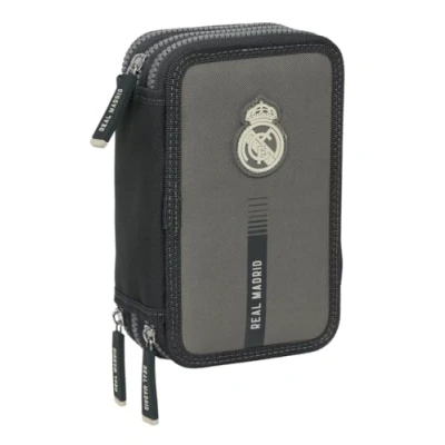 Imagen de REAL MADRID 3ª EQUIPACIÓN 24/25 Estuche Escolar con 37 Útiles Incluidos, Infantil, Niño, Ideal para Niños de 5 a 14 Años, Cómodo y Versátil, Calidad Resistencia, 12.5x5.5x19.5 cm
