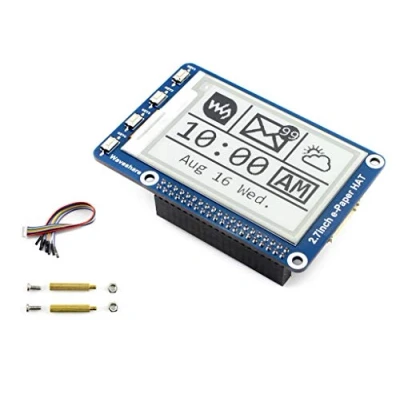 Imagen de Waveshare 264x176 Resolution 2.7 Inch E Paper Display Hat Ink Screen LCD Module SPI Interface with Embedded Controller for Raspberry Pi 2B 3B 3B+ 4B Zero W/Arduino/STM32/Jetson Nano