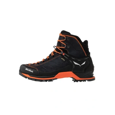 Imagen de Salewa MTN Trainer MID GTX Botas de montaña, Hombre, Talla: 45, Asphalt/fluo orange Zapatos