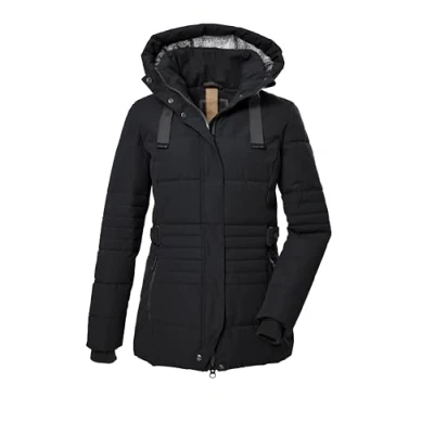 Imagen de G.I.G.A. DX Mujer Chaqueta acolchada con capucha y cremallera/chaqueta funcional aspecto de plumón GW 25 WMN QLTD JCKT, schwarz, 50, 39930 000