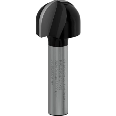 Imagen de Bosch Professional 2 608 628 370 Fresas para medias cañas 8 mm, R1 10 D 20 L 12,4 G 46 mm (pack de 1)