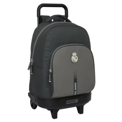 Imagen de Safta Real Madrid 3ª EQUIPACIÓN 24/25 Mochila Grande con Ruedas, Compacta, Extraíble, Ideal para Niños de Diferentes Edades, Cómoda y Versátil, Calidad Resistencia, 33x22x45 cm
