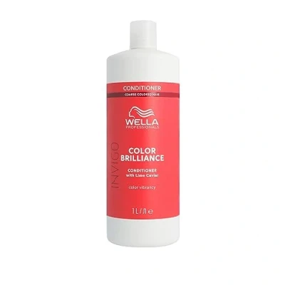 Imagen de Wella Professionals Invigo Color Brilliance Acondicionador Intensificador del Brillo intenso y protección Para cabello grueso 1L