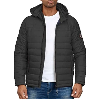 Imagen de Indicode Lascelles Chaqueta de entretiempo para hombre, gris oscuro, XXXL
