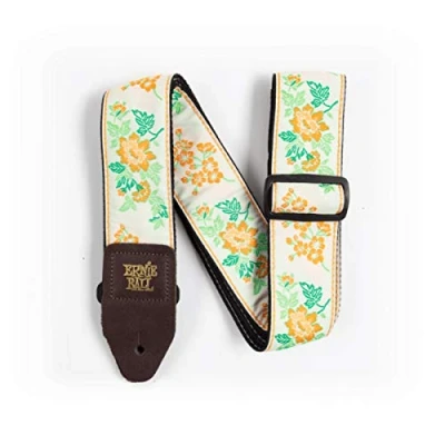 Imagen de Ernie Ball Correa para guitarra, jacquard, diseño floral alpino (Alpine Meadow)