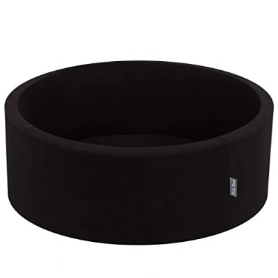 Imagen de KiddyMoon Piscina De Bolas 90X30/SIN para Ninos, Negro
