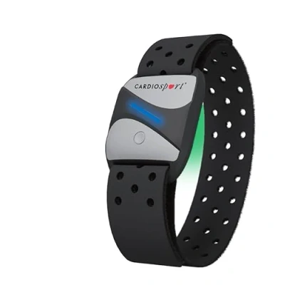Imagen de Cardiosport Brazalete para monitor de ritmo cardíaco, Bluetooth ANT+ correr, ciclismo, gimnasio, compatible con Strava Zwift Peloton Garmin Wahoo App