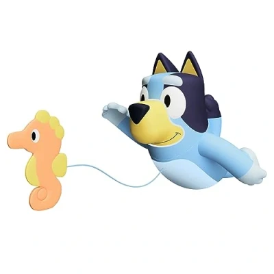 Imagen de Toomies Bluey Nadador juguete para bañera el cual nada hacia delante y atrás, recomendado a partir de los 18 meses, Bizak (30693548)
