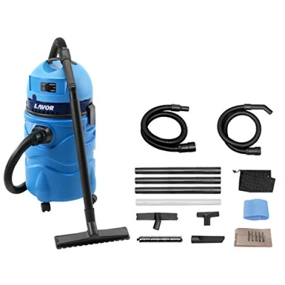 Imagen de Lavor SWIMMY Aspirateur pour piscines, nettoyer les sols de tous types piscines. 1600 Watt max, 27 kPa, 70 l/s, réservoir 20 litres Bleu Clair