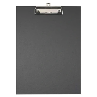 Imagen de Exacompta 17291E Porta bloc en papel con pinza y sitema de fijación mural tamaño 23 cm x 32 para documentos A4 color negro.