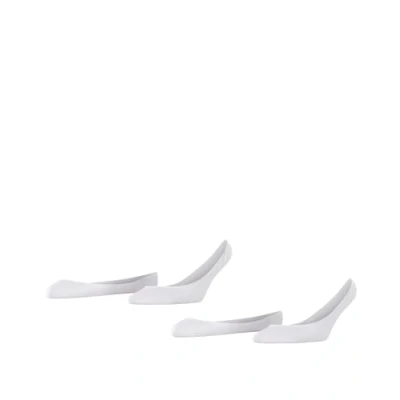 Imagen de ESPRIT Basic 2 Pack W IN algodón invisibles unicolor pares, Calcetines pinkies Mujer, Blanco (White 2000), 35 38