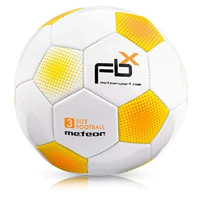 Imagen de meteor Balón de Fútbol para Niños y Juventud Adultos Tamaño 5 4 3 1 Ejercicio Al Aire Libre Juego Entrenamiento Football (#3, Blanco)