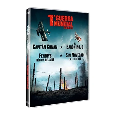 Imagen de Cine Primera Guerra Mundial (DVD) Pack 4 peliculas: Capitan Conan / el Baron Rojo Flyboys: Heroes del Aire Sin Novedad en Frente