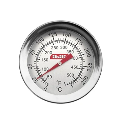 Imagen de Ibili TERMOMETRO Alimentos con SONDA, Stainless Steel, Plateado/Blanco, 23x10x2 cm